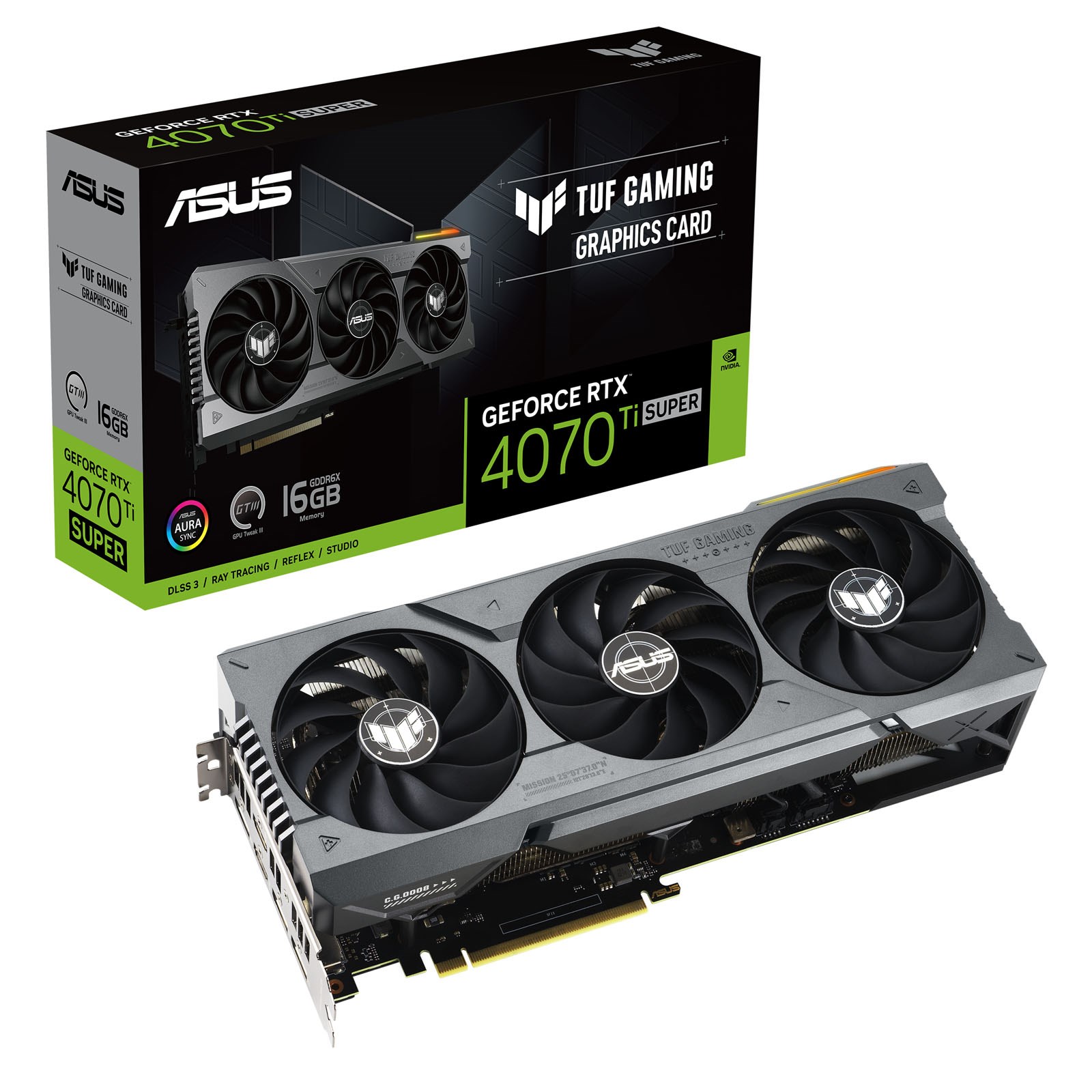 ASUS GeForce RTX 4070 Ti SUPER TUF Gaming 16GB GPU - 90YV0KF1 