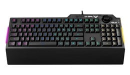 ASUS TUF Gaming K1 RGB Gaming Keyboard, UK QWERTY