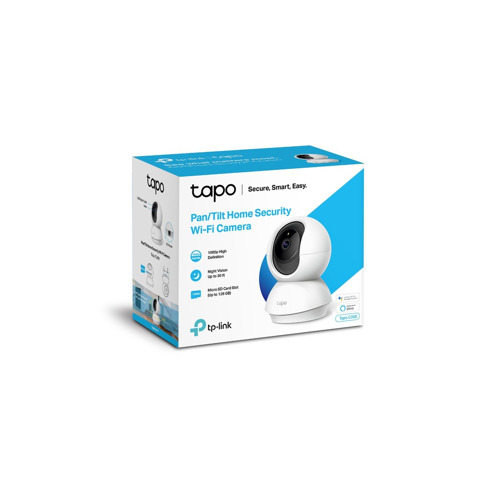 Tp-link 1080p H.264 Pan/tilt Home Security Wi-fi Camera, Tapo C200  (tapoc200)