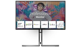 AOC Graphic Pro U27U3CV 27" 4K Monitor - IPS, 60Hz, 4ms, Speakers, HDMI, DP