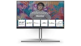 AOC Graphic Pro U32U3CV 32" 4K Monitor - IPS, 400 nits, 60Hz, 4ms, Speakers, DP