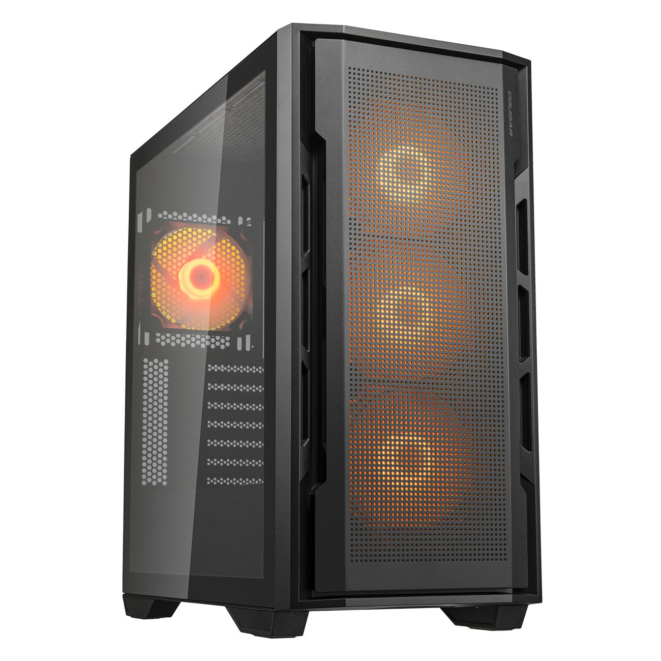 Cougar Uniface RGB Mid Tower Gaming Case - Black