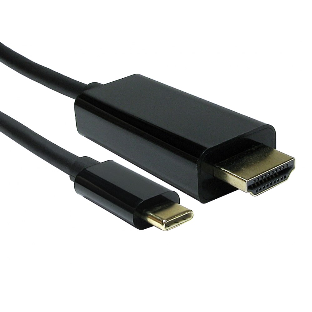Photos - Cable (video, audio, USB) Cables Direct 1m USB Type-C Male to HDMI Male Video Cable USB3C-HDMI-1M 