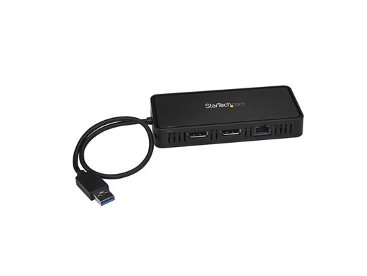 StarTech.com USB 3.0 Mini Docking Station with Dual Displayport and ...