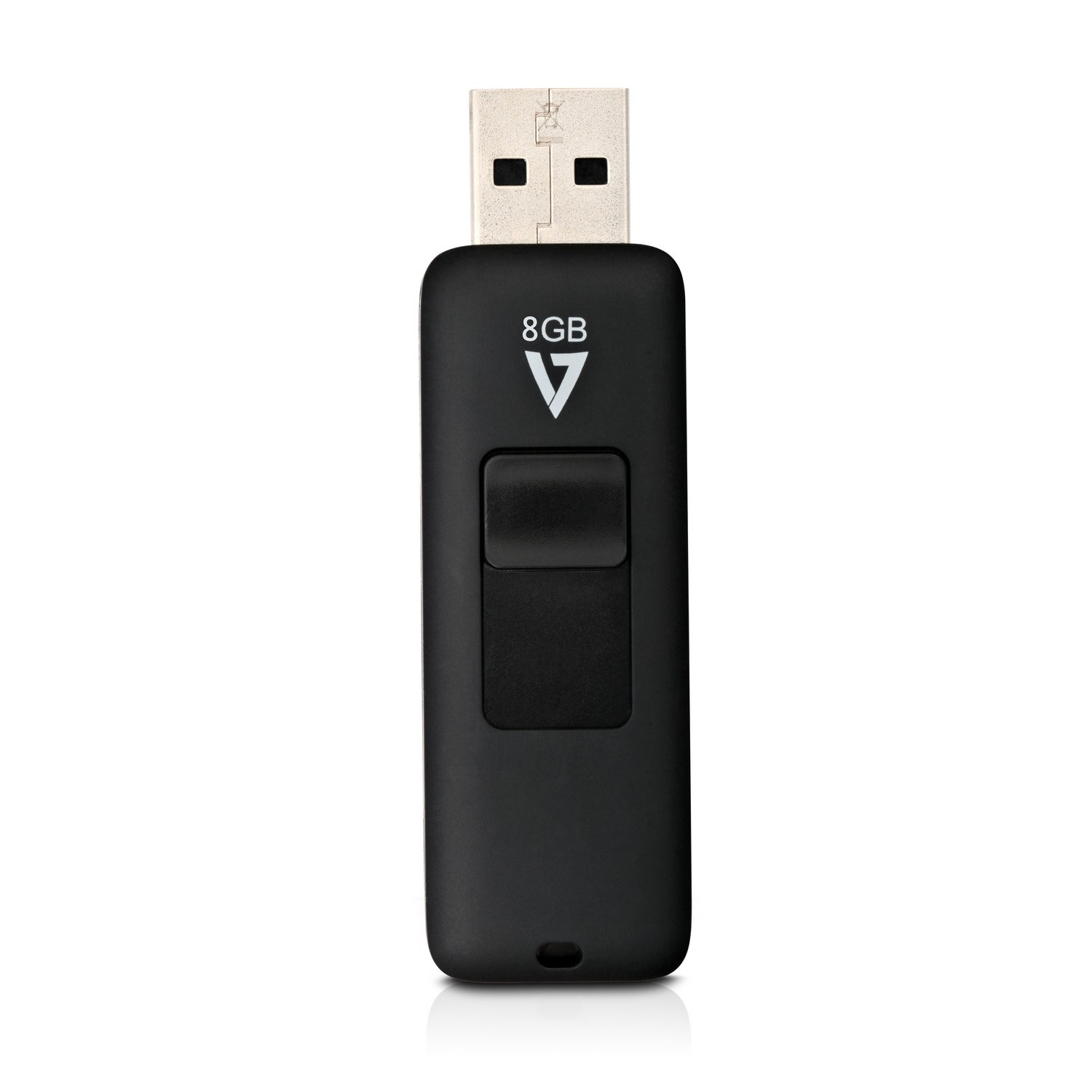V7 8GB USB 2.0 Drive (Black) - VF28GAR-3E | CCL Computers
