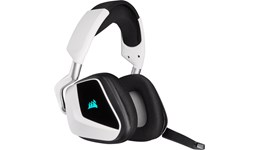 Corsair Void RGB Elite Wireless Premium Gaming Headset with 7.1 Surround Sound (White)