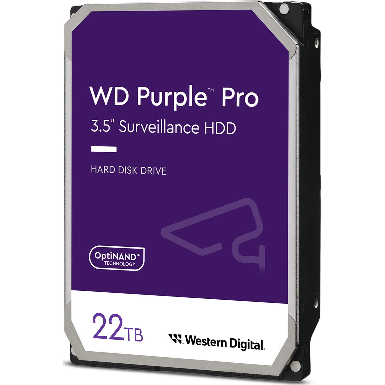 Western Digital Purple Pro 22TB SATA III 3.5"" Hard Drive - 7200RPM, 512MB Cache