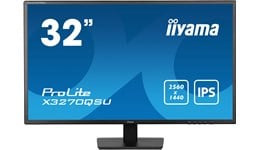 iiyama ProLite X3270QSU 32" QHD 1440p Monitor - IPS, 100Hz, 3ms, Speakers, HDMI