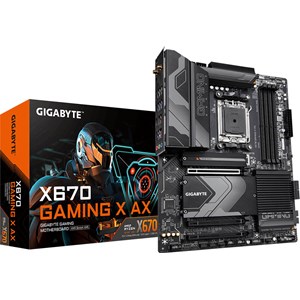 Gigabyte X670 GAMING X AX Motherboard, ATX, AMD Socket AM5, X670 Chipset