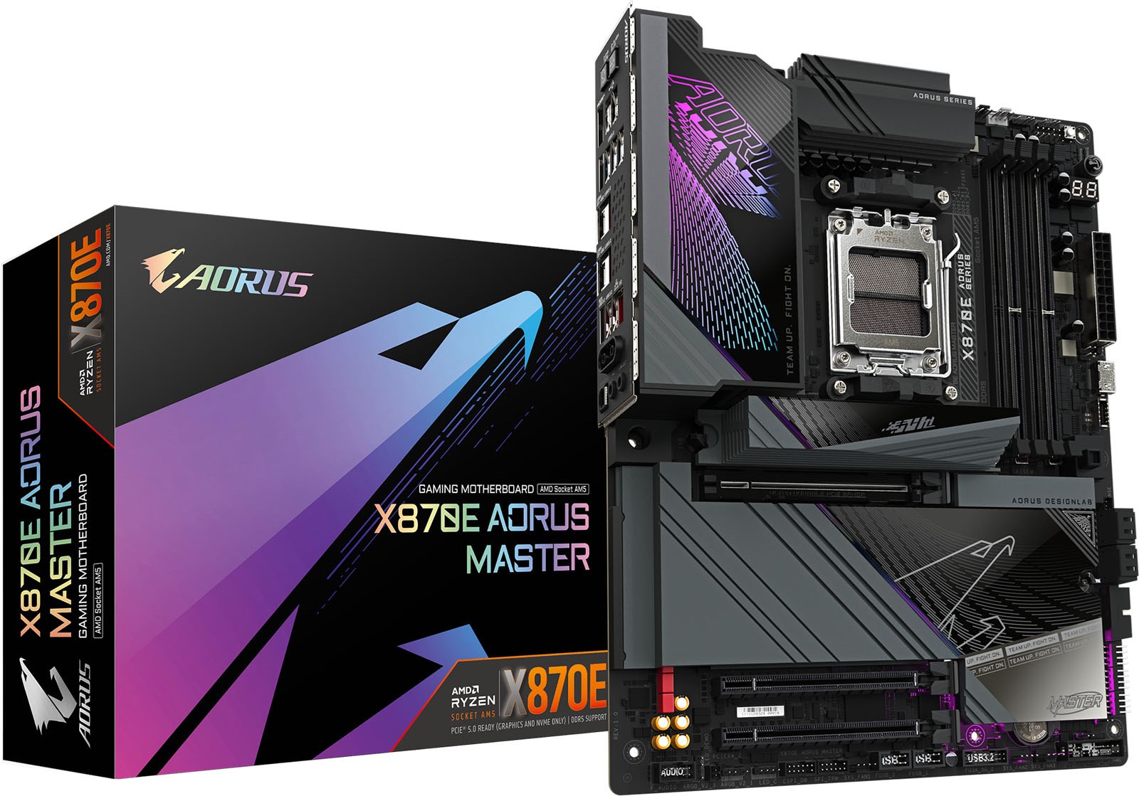 Gigabyte X870E AORUS MASTER ATX Motherboard For AMD AM5 CPUs