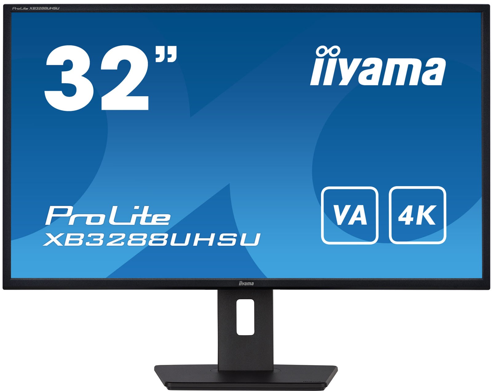 Photos - Monitor Iiyama ProLite XB3288UHSU 31.5" 4K UHD  - VA, 60Hz, 3ms, Speakers, 