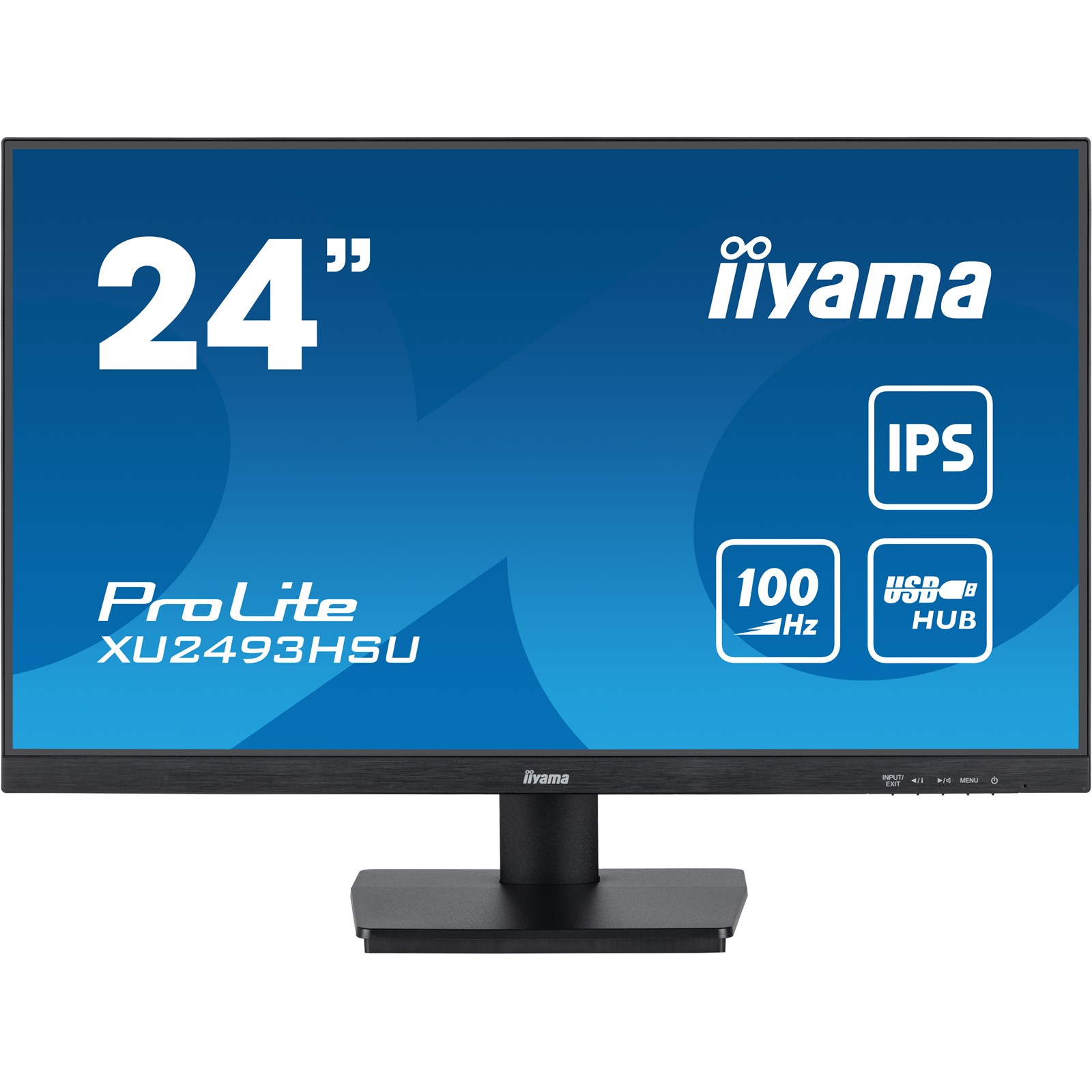 iiyama ProLite XU2493HSU 24" Full HD Monitor - IPS, 100Hz, 1ms, Speakers, HDMI