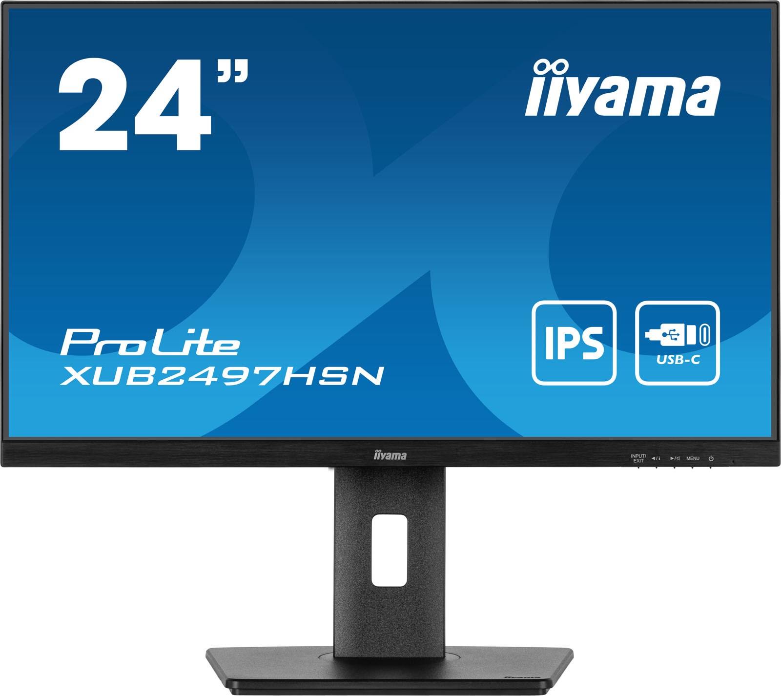 Iiyama ProLite XUB2497HSN-B2 24" Full HD Monitor - IPS, 100Hz, 1ms, Speakers, DP