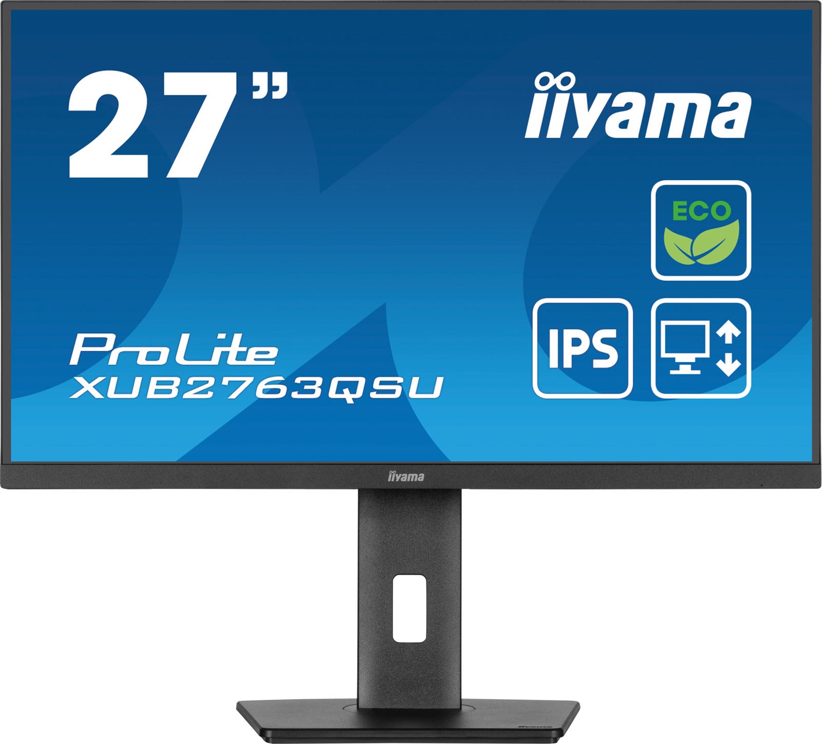 Iiyama ProLite XUB2763QSU 27" QHD 1440p Monitor - IPS, 100Hz, 2ms, Speakers, DP