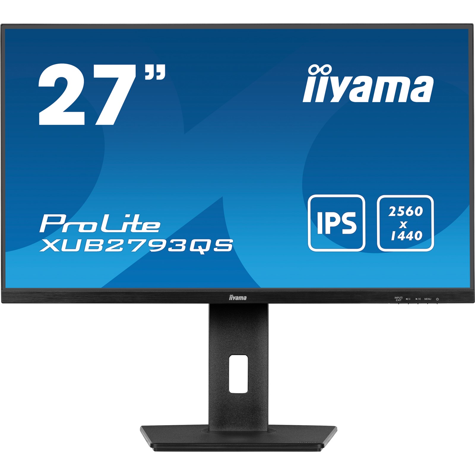 iiyama ProLite XUB2793QS 27" QHD 1440p Monitor - IPS, 100Hz, 1ms, Speakers, HDMI