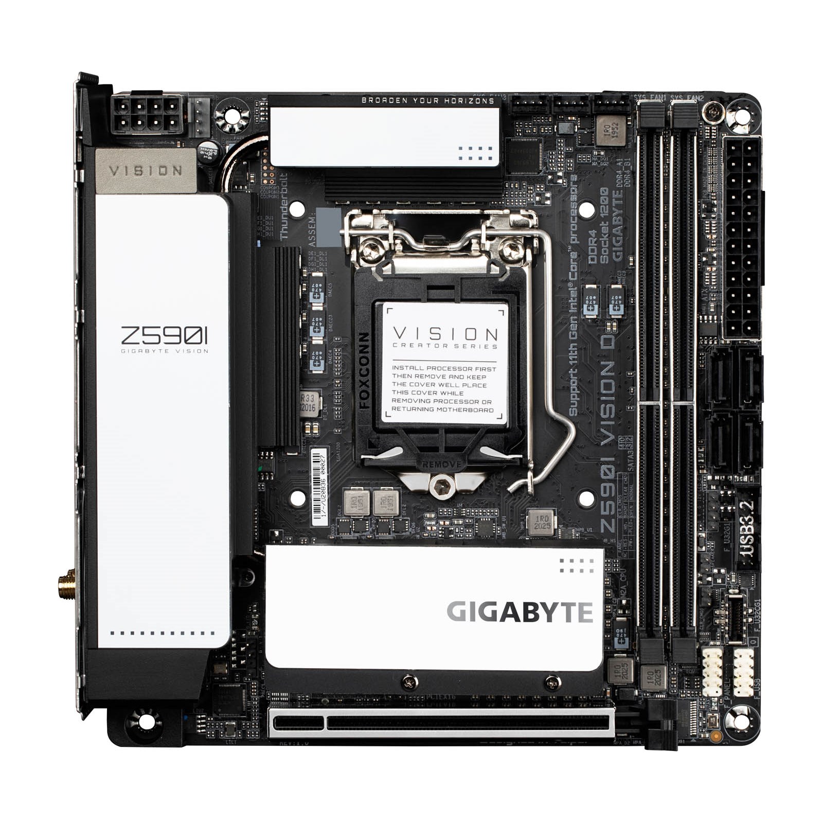 Gigabyte z590 vision d обзор