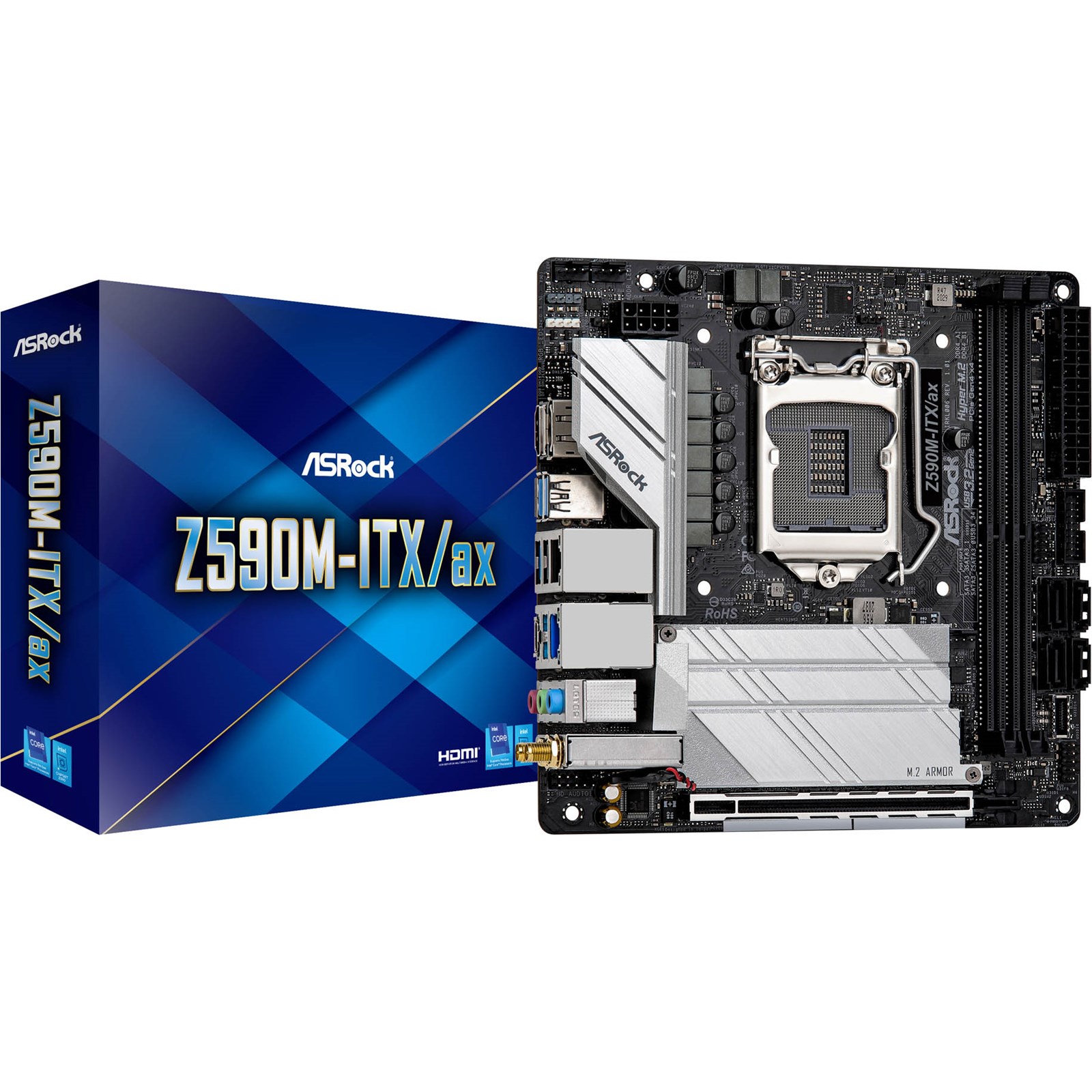 Asrock z590m itx ax обзор