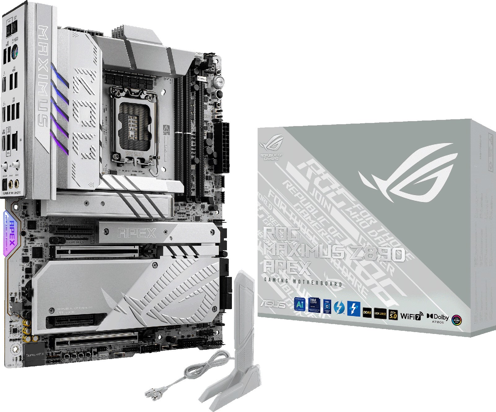 ASUS ROG Maximus Z890 Apex ATX Motherboard For Intel LGA1851 CPUs