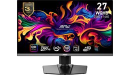 MSI MPG 271QRX QD-OLED 27" QHD 1440p Gaming Monitor - OLED, 360Hz, 0.03ms, HDMI