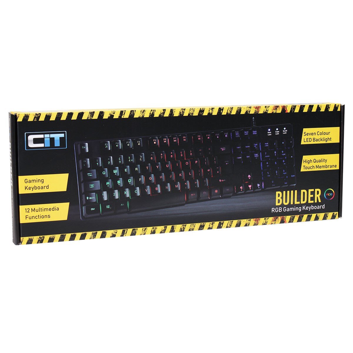 cit builder wired rgb gaming keyboard