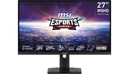 MSI G274QPX 27" QHD 1440p Gaming Monitor - IPS, 400 nits, 240Hz, 1ms, HDMI, DP