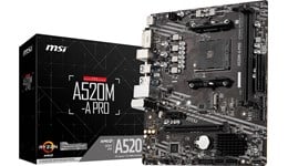 MSI A520M-A PRO mATX Motherboard for AMD AM4 CPUs