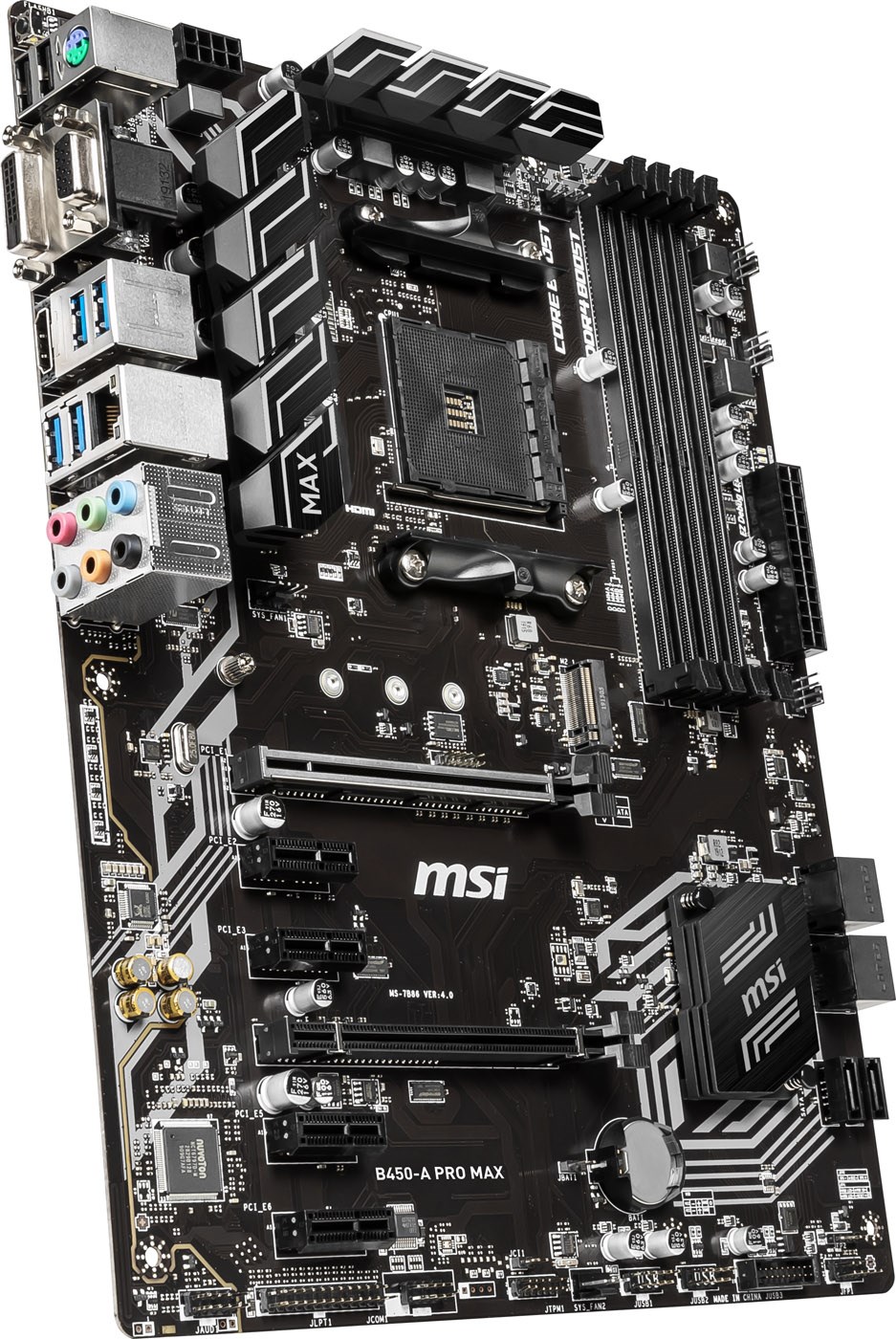 B450 m a pro max. MSI b450-a Pro Max. Материнская плата MSI b450-a Pro Max. MSI b450-a Pro Max (am4, ATX). MSI 450 A Pro Max.