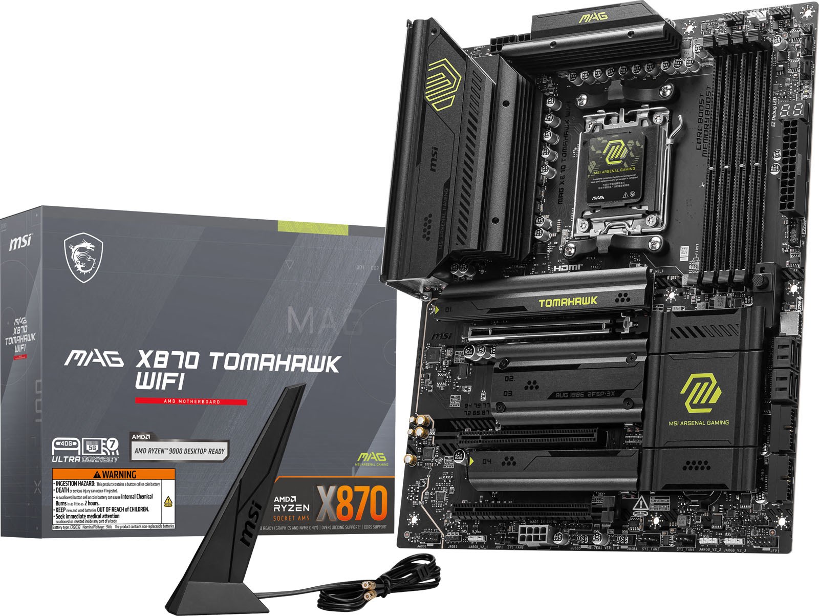 MSI MAG X870 TOMAHAWK WIFI ATX Motherboard For AMD AM5 CPUs