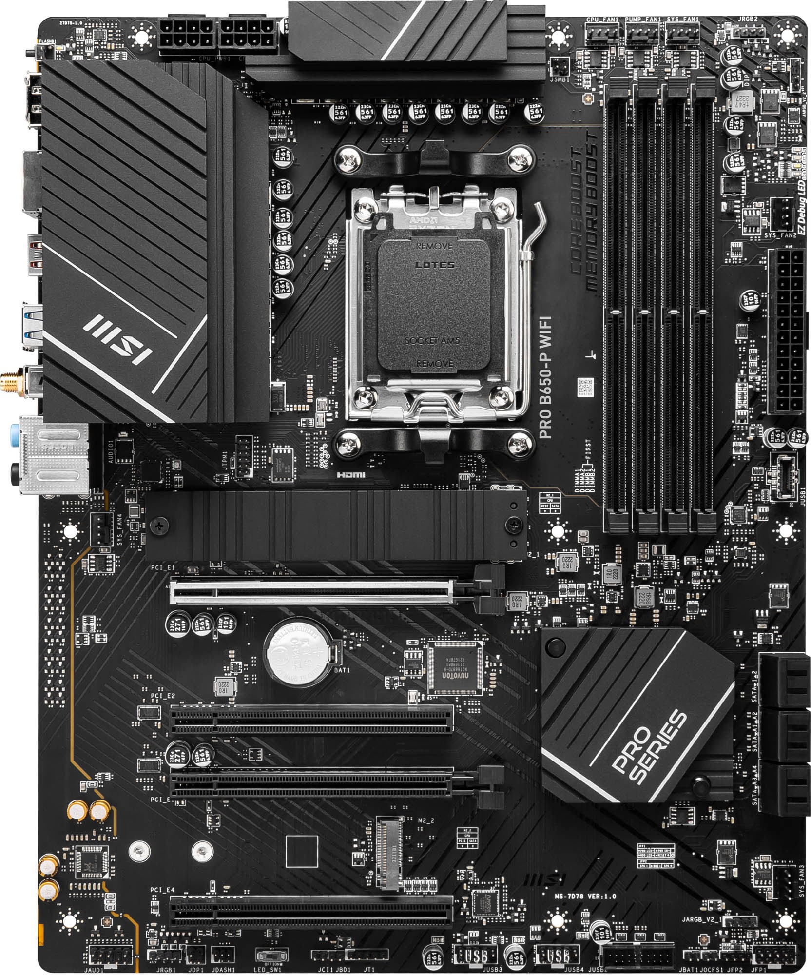 MSI PRO B650-P WIFI AMD Socket AM5 Motherboard - PRO B650-P WIFI | CCL