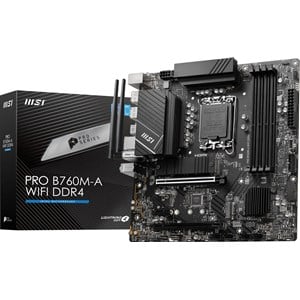 MSI PRO B760M-A WIFI DDR4 mATX Motherboard