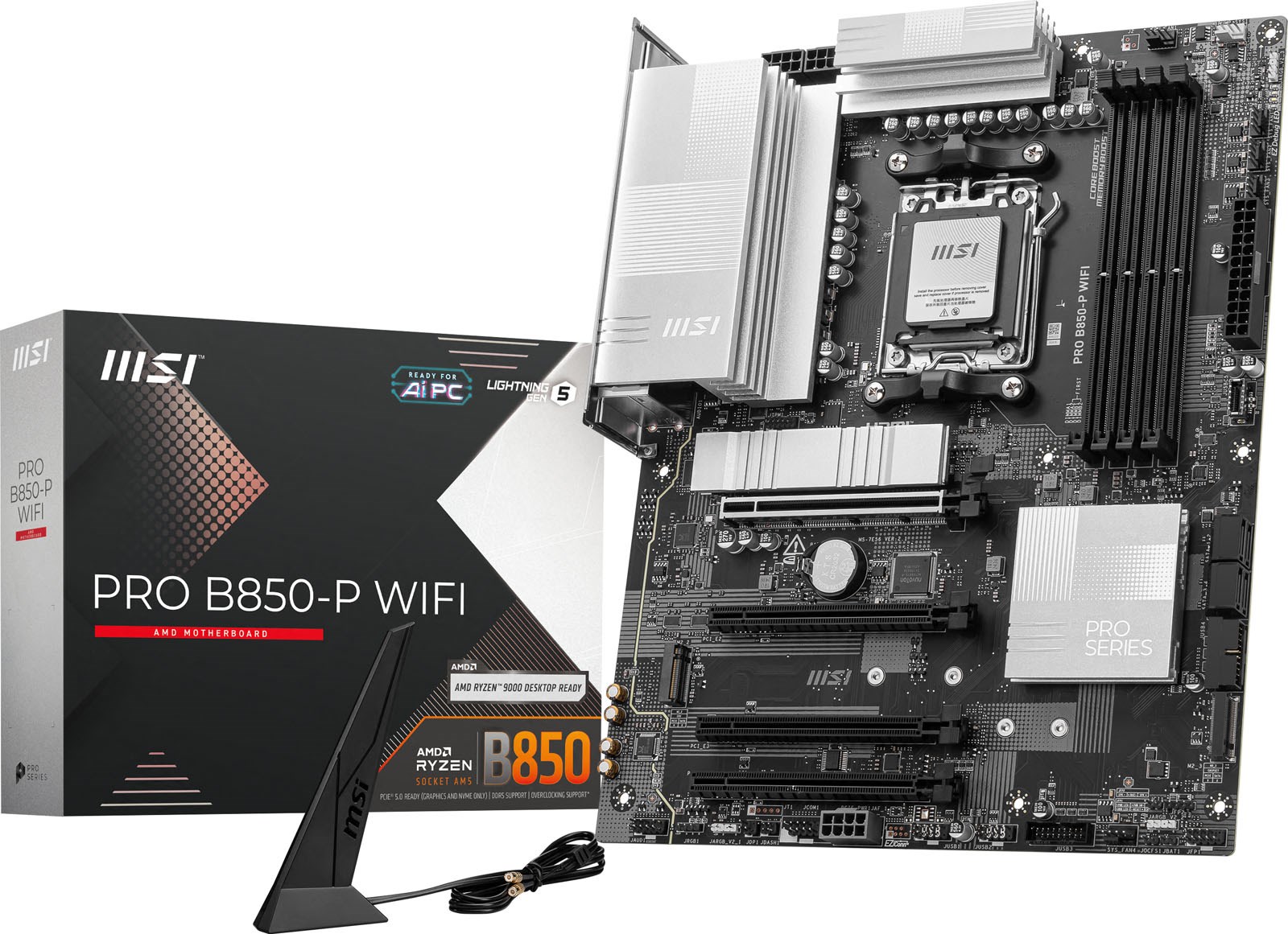 MSI PRO B850-P WIFI ATX Motherboard For AMD AM5 CPUs