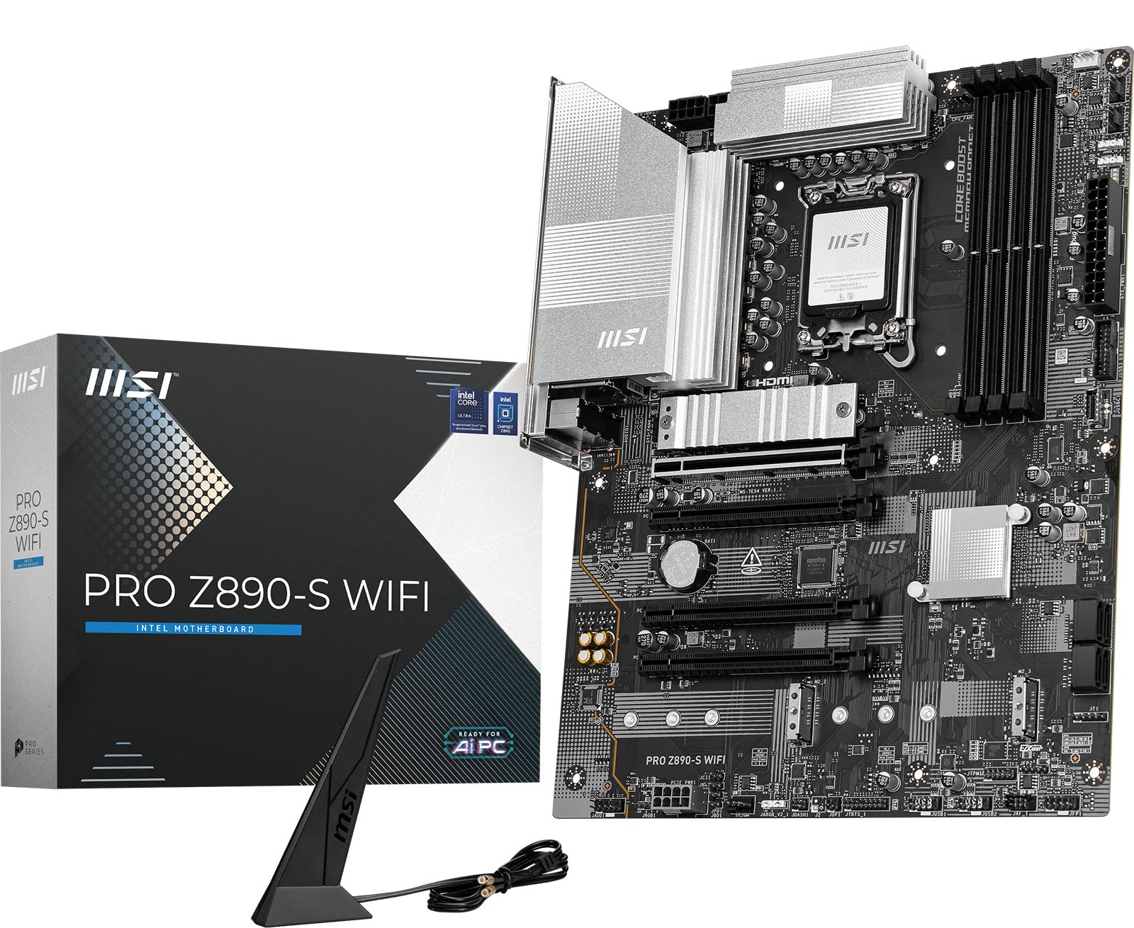 MSI PRO Z890-S WIFI ATX Motherboard For Intel LGA1851 CPUs