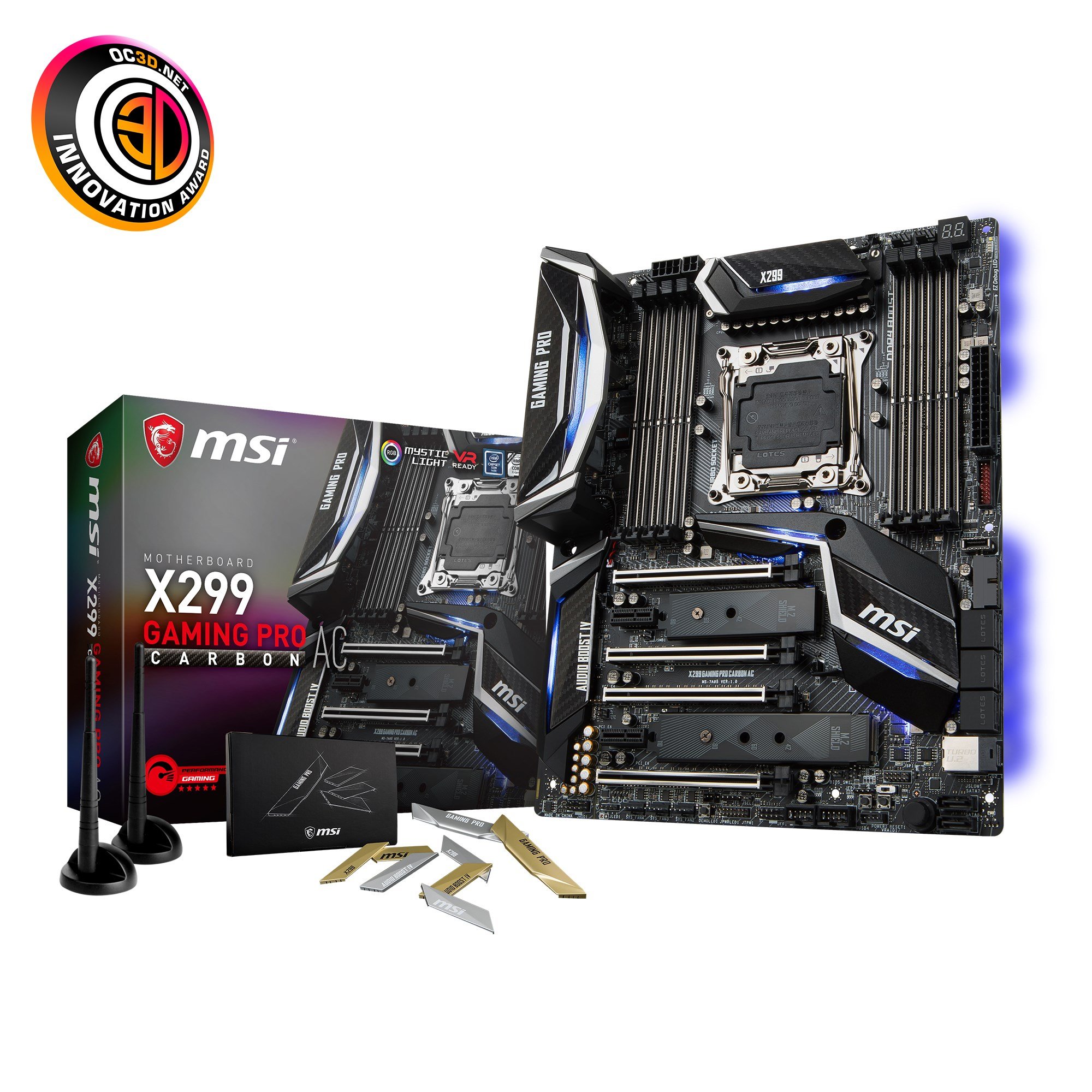 MSI X299 GAMING PRO CARBON AC Intel Socket 2066 - X299 GAMING PRO ...