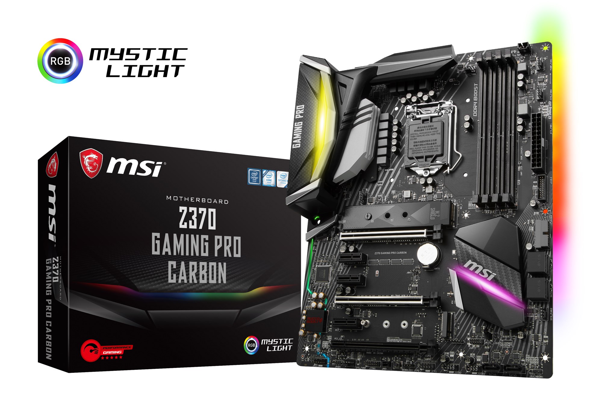 MSI Z370 GAMING PRO CARBON Intel Motherboard - Z370 GAMING PRO CARBON ...