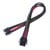 Silverstone PP07-EPS8BR 8-pin EPS 300mm Extension Cable Sleeved in Black and Red