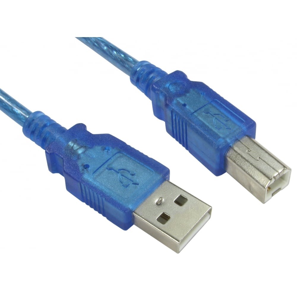 Cables Direct USB 2.0 Type A Male to Type B Male Cable (3m)