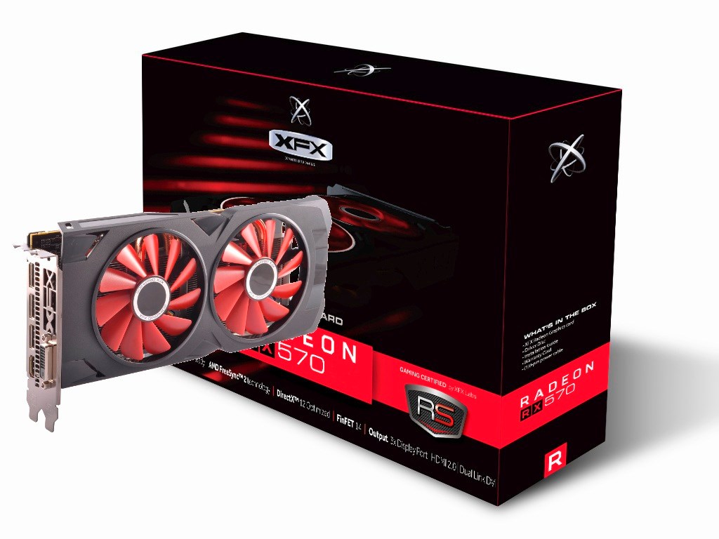 Xfx Radeon Rx 570 Xxx 4gb Oc Gpu Rx 570p4dfd6 Ccl Computers 8080