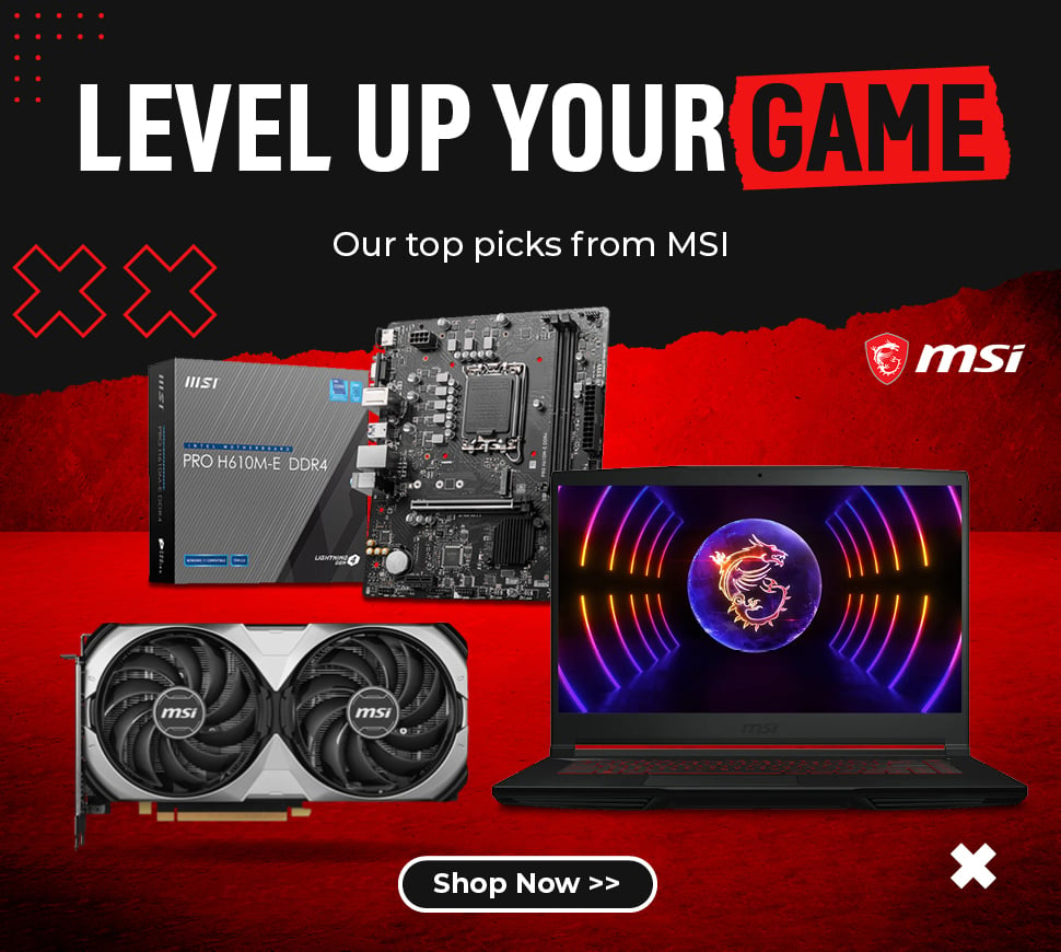 Level up your Game with our top picks from MSI