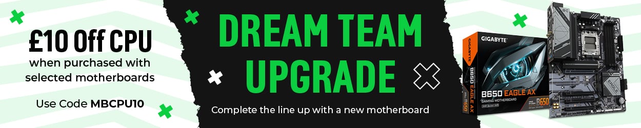 Dream Team Upgrade - Complete the lineup with a new motherboard