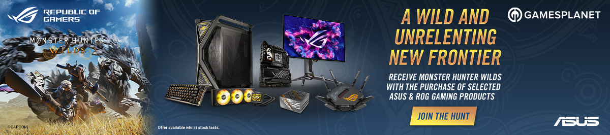 Claim Monster Hunter Wilds from ASUS when you purchase a selected ASUS product