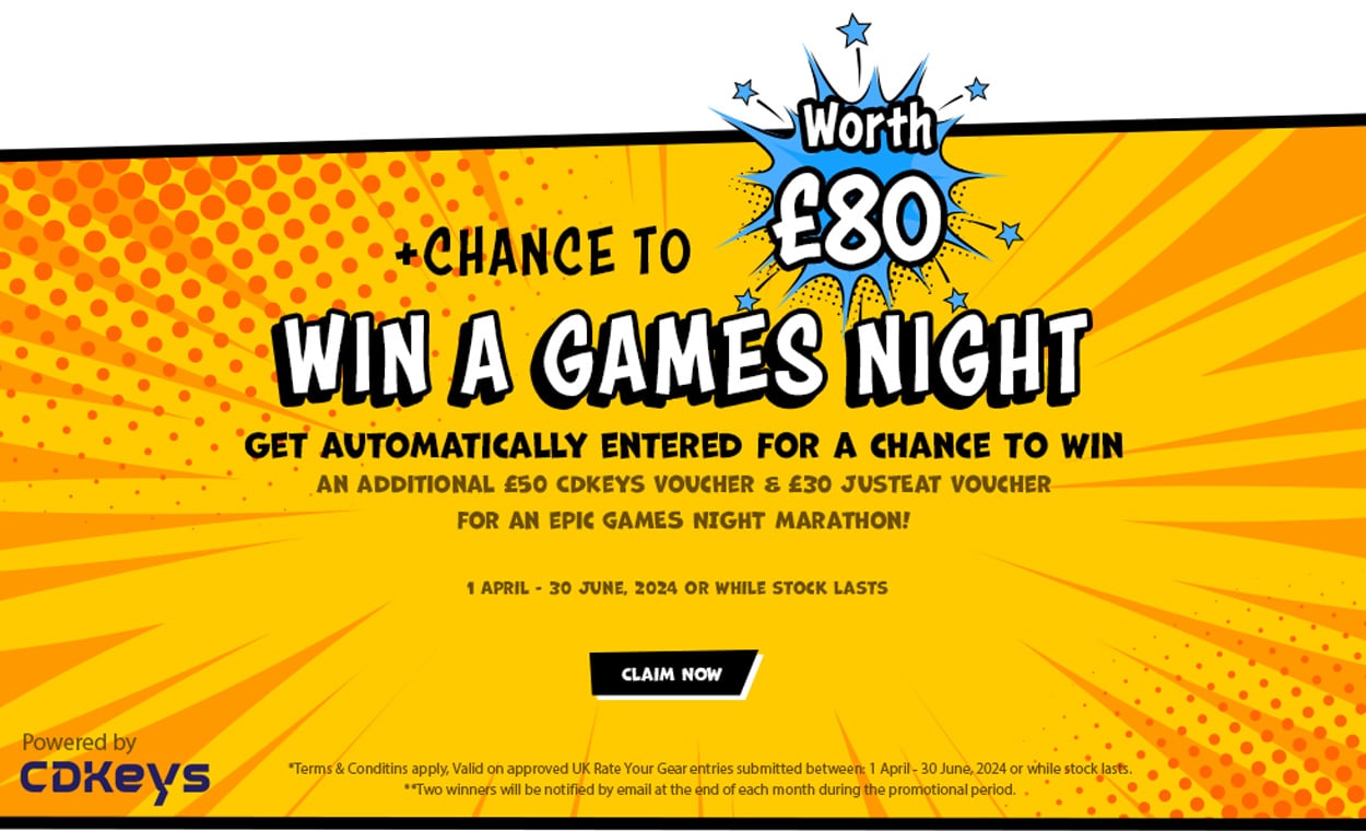 Win up to £80 worth of vouchers from CD Keys and Just Eat