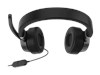 Lenovo Go Wired ANC Headset in Thunder Black
