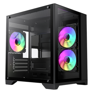 GameMax Infinity Mini mATX Gaming Case in Black