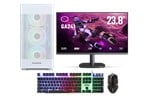 Horizon X White Ryzen 5 Next Day Gaming PC Bundle with Monitor, Keyboard & Mouse