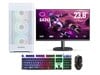 Horizon X White Ryzen 5 Next Day Gaming PC Bundle with Monitor, Keyboard & Mouse